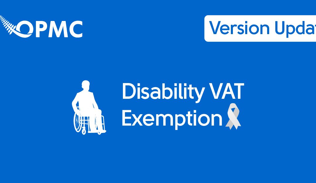 Disability VAT Exemption Version 1.5 is Out Now!
