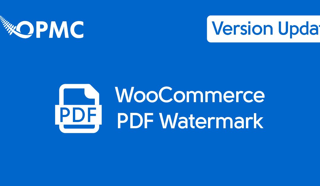 PDF Watermark Version 1.4 Plugin Update – ePUB File Format Support 