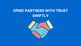 OPMC Partners with Trust Swiftly. hands shaking