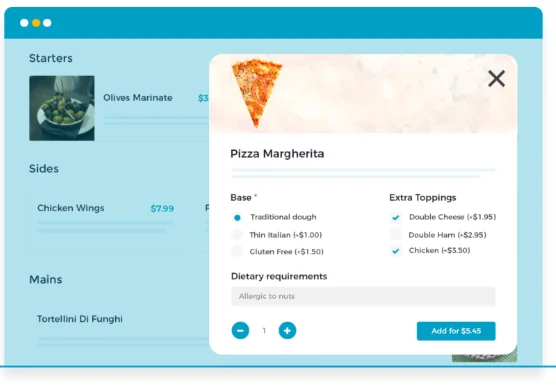 Add food options