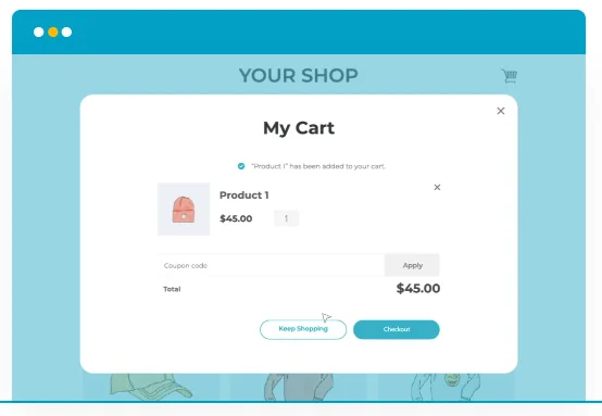 Buy and Check out in one easy step