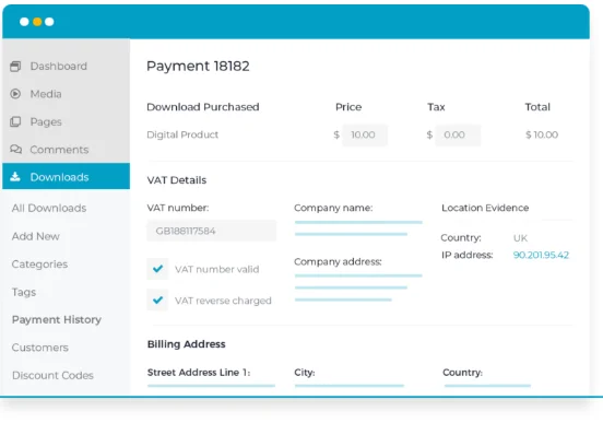 Compiles Customer Location Evidence