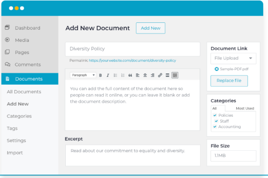 Easy document management