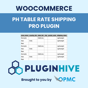 PH Table Rate Shipping Pro Plugin for WooCommerce