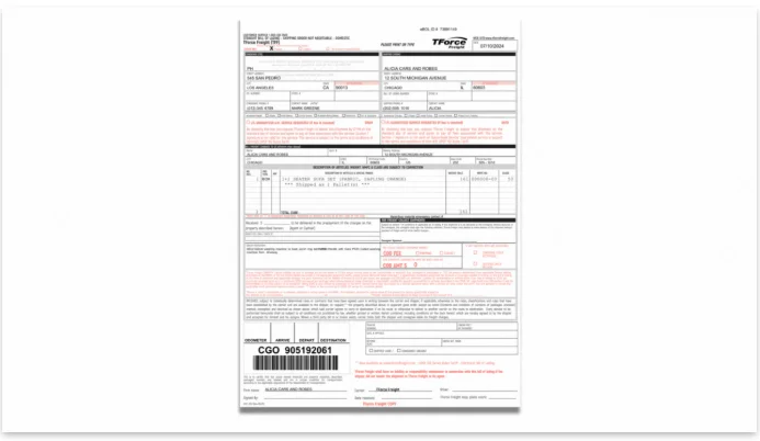 Print TForce Freight Shipping Labels from WooCommerce Dashboard