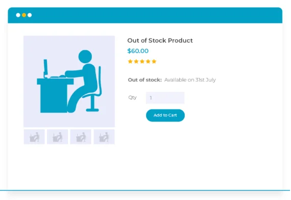 Show Lead Times for Out of Stock Products