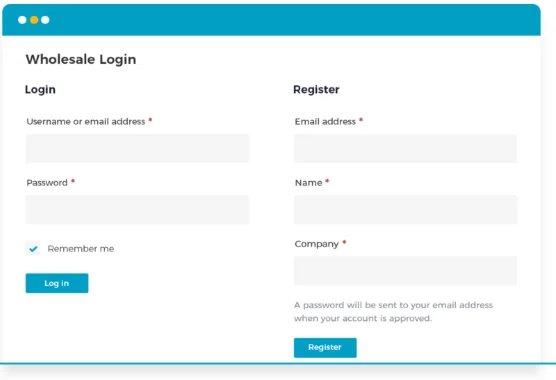 Streamlined wholesale user management