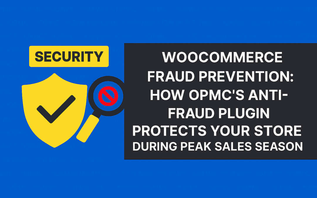 WooCommerce Fraud Prevention: How OPMC’s Anti-Fraud Plugin Protects Your Store During Peak Sales Season