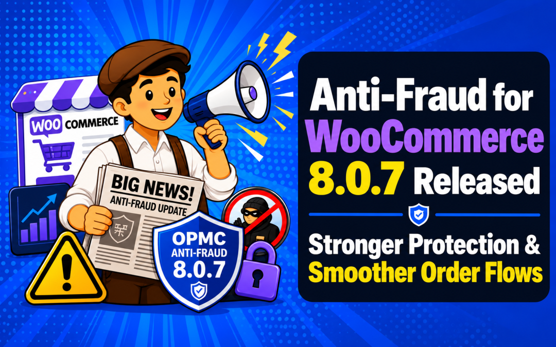 Anti-Fraud for WooCommerce 8.0.7 strengthens payment protection and improves order handling